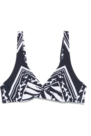 Twin-Set Top de bikini estampado