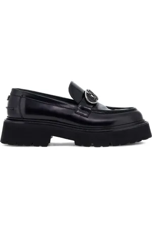Roberto Cavalli Mocasines con placa del logo