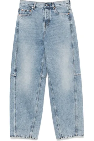 Gucci Vaqueros con parche del logo