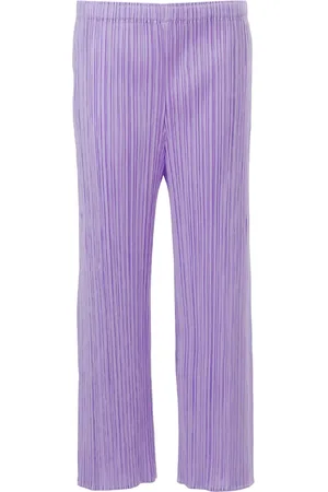 PLEATS PLEASE ISSEY MIYAKE Pantalones Mc July capri plisados