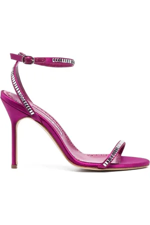 Manolo Blahnik Sandalias Crinastra con tacón de 105mm