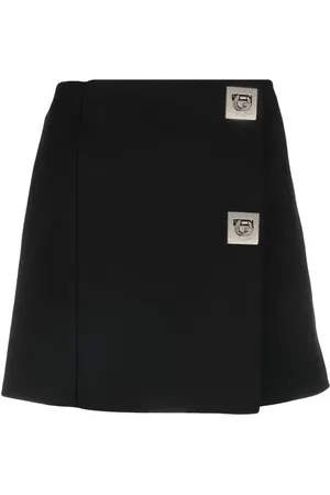 Givenchy Falda G-Lock con diseño cruzado