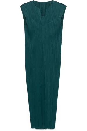 PLEATS PLEASE ISSEY MIYAKE Vestido midi con pliegues