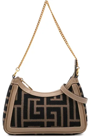 Balmain Bolso satchel Monogram B-Army de lona 2020-2024