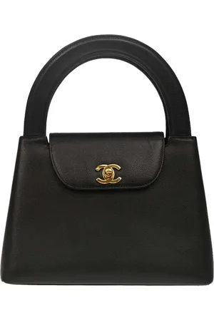 CHANEL Bolso de mano con cierre giratorio CC 1998