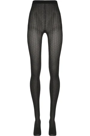 Wolford Medias con mosaico en jacquard
