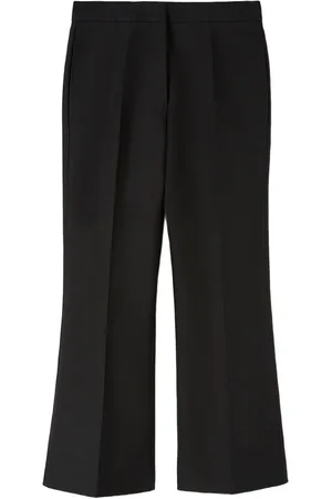 Jil Sander Pantalones capri de algodón