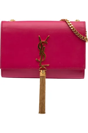 Saint Laurent Bandolera Kate Tassel mediana con monograma clásico en piel de becerro suave 2018