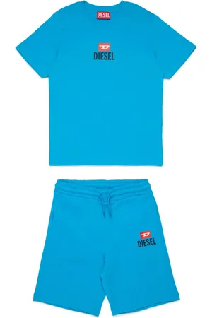 Diesel Set de bermudas y camiseta con logo