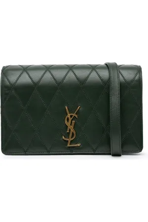 Saint Laurent Bandolera Angie de piel de borrego acolchada con correa de cadena 2019