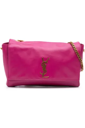 Saint Laurent Bandolera Reversible Kate mediana de ante y piel de becerro suave 2022