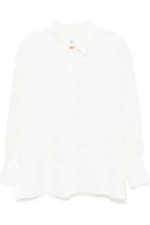 AJE Camisa con nubes bordadas