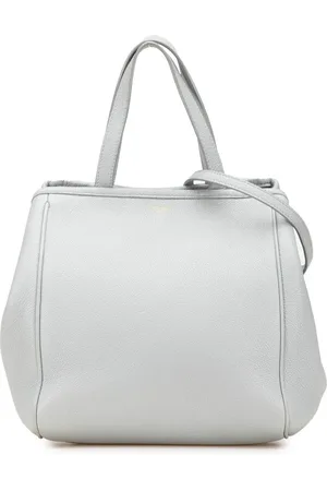 Céline Bolso satchel Folded Cabas pequeño de piel de becerro granulada 2021