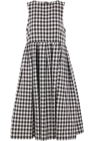 Comme des Garçons Vestido midi Vichy