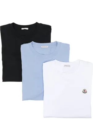 Moncler Pack de tres camisetas con logo