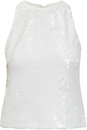 Msgm Top con lentejuelas
