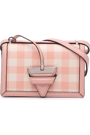 Loewe Bandolera Gingham Barcelona pequeña de piel 2018