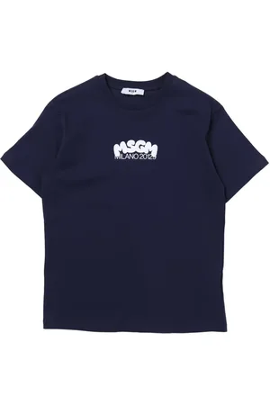 Msgm Camiseta con logo estampado