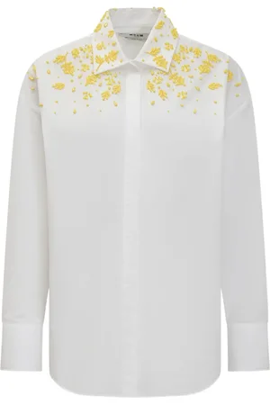 Msgm Camisa con bordado