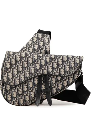 Dior Bandolera Oblique Canvas Saddle 2020