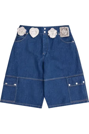 Chopova Lowena Pantalones vaqueros cortos de talle bajo
