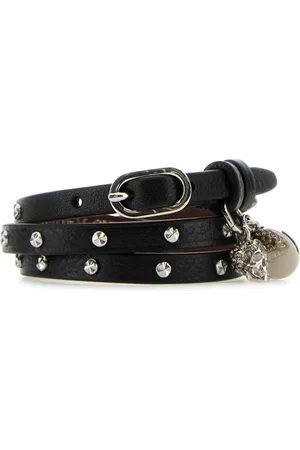 Alexander McQueen Pulsera cruzada con apliques