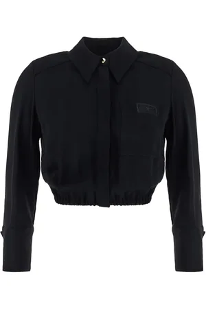 Elisabetta Franchi Camisa con logo bordado