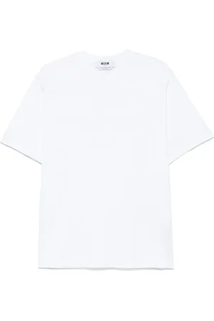 Msgm Camiseta con logo estampado