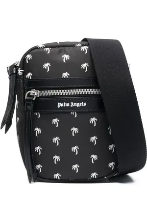 Palm Angels Bandolera mini con motivo de palmeras