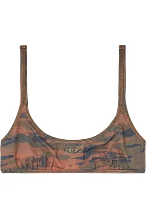 Diesel Top de bikini Ut-Bra-Top-Utlt con motivo militar