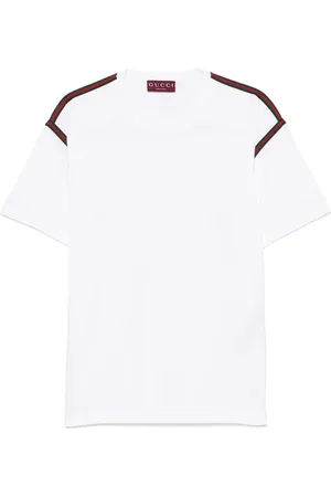 Gucci Camiseta de algodón con detalle Web