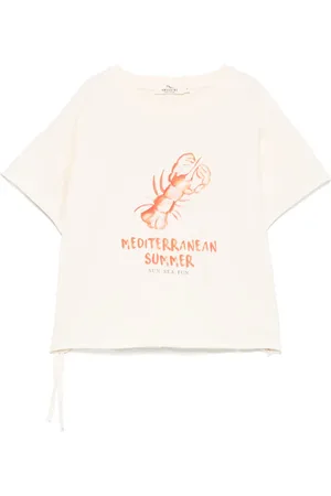 Le pandorine Camiseta con langosta estampada