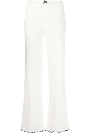 ROTATE Leggins de punto calado