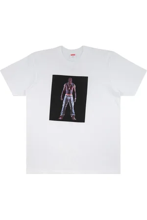 Supreme Camiseta con motivo de Tupac