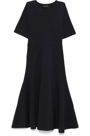 Fabiana Filippi Vestido midi con detalle de cuentas