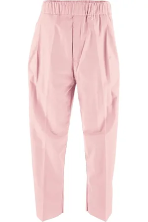 LANEUS Pantalones con logo bordado