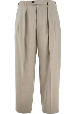 Emporio Armani Pantalones de lana virgen