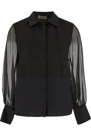 GENTRYPORTOFINO Camisa con manga semitranslúcida