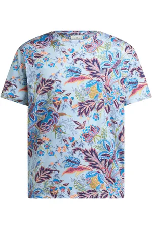 Etro Camiseta con estampado floral