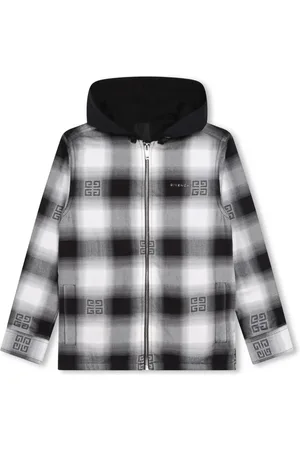 Givenchy Sobrecamisa a cuadros con motivo 4G