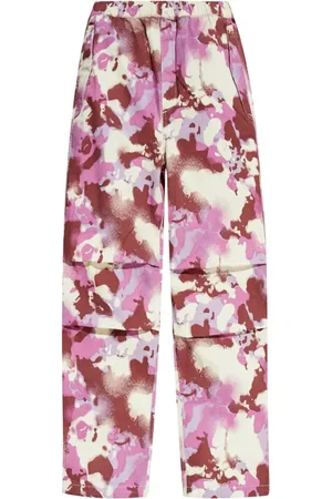 A Bathing Ape Pantalones con motivo militar