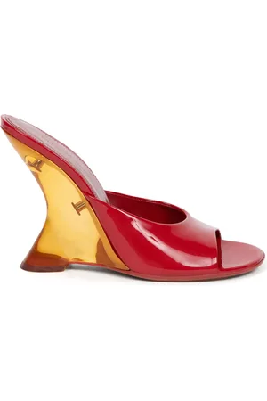 DRIES VAN NOTEN Mules con tacón de 105 mm y puntera abierta