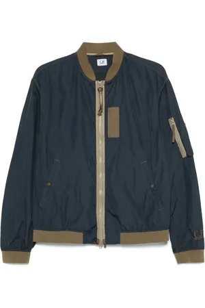 C.P. Company Chaqueta bómber con logo bordado