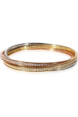 Cartier Pulsera Trinity en oro rosa de 18 kt con diamantes