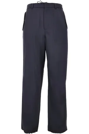 Emporio Armani Pantalones con cordones en la cintura