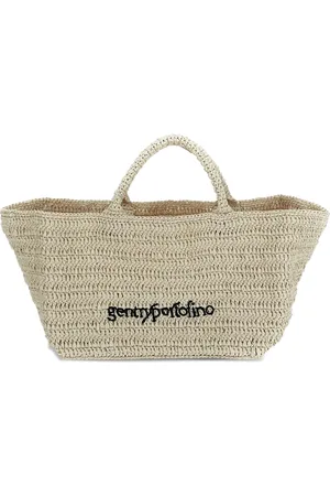 GENTRYPORTOFINO Bolso shopper con logo bordado