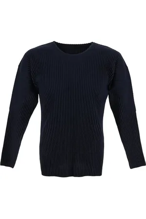 Issey Miyake Camiseta con pliegues