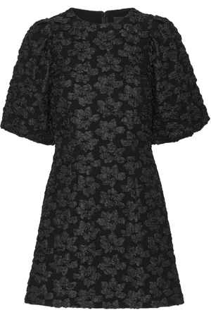 ROTATE Vestido corto con motivo en jacquard