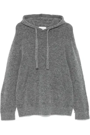 LANEUS Sudadera lisa con capucha