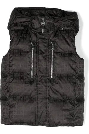 Givenchy Chaleco acolchado con logo bordado